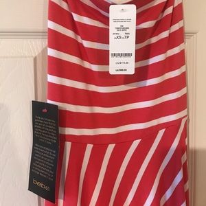 bebe Dresses - Bebe Hi/low strapless sundress bebe Dresses - Bebe Hi/low strapless sundress